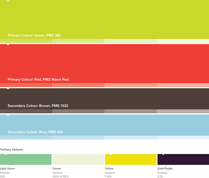 Project COLOUR PALETTE by Richard Marazzi