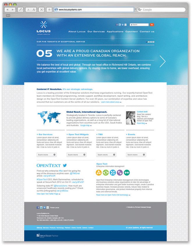 Project WEBSITE  by Richard Marazzi
